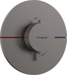 Hansgrohe ShowerSelect Comfort S, rejtett termosztát, szálcsiszolt fekete króm, HAN-15559340 (HAN-15559340)