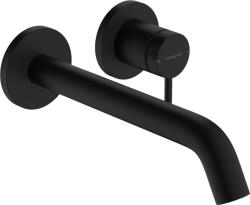 Hansgrohe Tecturis S, EcoSmart+ karos mosdócsaptelep vakolat alatt 225 mm-es kifolyóval, fekete matt, HAN-73351670 (HAN-73351670)