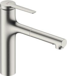 Hansgrohe Zesis M33 konyhai csaptelep álló rozsdamentes acél 74804800