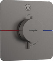 Hansgrohe ShowerSelect Comfort Q, rejtett termosztát 1 készülékhez, szálcsiszolt fekete króm, HAN-15581340 (HAN-15581340)