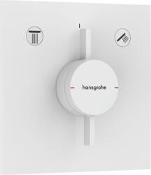 Hansgrohe DuoTurn E, rejtett csaptelep 2 készülékhez, fehér matt, HAN-75417700 (HAN-75417700)