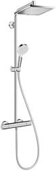 Hansgrohe Crometta E 240 1jet Showerpipe EcoSmart, termosztátos csapteleppel (27281000)