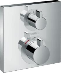 Hansgrohe Ecostat Square, rejtett termosztatikus csaptelep elzárószeleppel, króm, 15712000 (HAN-15712000)