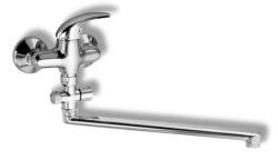 FERRO Metalia 55 - Baterie de duș cu montare perete fără accesorii 100 mm, crom 55073/1, 0 (55073/1,0)