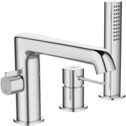 Laveo Pola, 3-lyukú fürdőcsaptelep, króm, LAV-BAP_013D (LAV-BAP_013D)