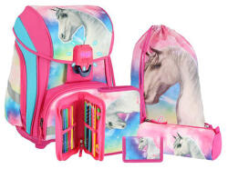 Spirit Magical Horse 5 db-os Iskolatáska Szett Kiegészítőkkel LED Fénnyel