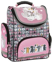 DERFORM Cleo és Frank cicás ergonomikus iskolatáska - Friends