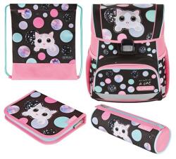 Herlitz Loop Plus Cicás Iskolatáska Szett - Cute Cat