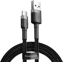 Baseus Cafule USB-A - USB-C kábel QC 3.0, 3A - 0, 5 m - Fekete / Szürke KP35202