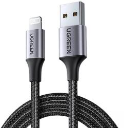 UGREEN US199 USB-A - Lightning kábel MFi 2.4A 2m - fekete