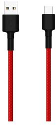 Xiaomi mi braided USB adat- és töltőkábel (A dugó / C dugó, 1 m, piros) (SJX10ZM / SJV4110GL)