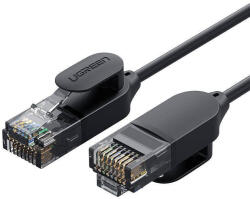 UGREEN NW122 Ethernet RJ45, Cat. 6A, UTP hálózati kábel, 2m (fekete) (18359)