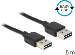 Delock EASY-USB 2.0-A apa apa kábel, 5 m