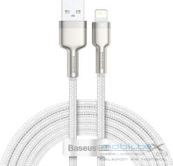 Baseus Cafule USB-Lightning kábel, 2, 4A, 2m, fehér - mobil-box