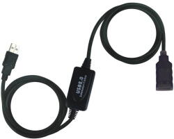 PremiumCord USB 2.0 - 10 m, hosszabbító (ku2rep10)