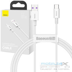 Baseus Superior Series USB-USB-C kábel, 66 W, 1m fehér - mobil-box