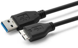 MicroConnect USB-A // microUSB (3.0) kábel (1m) (USB3.0AB1MICRO) (USB30AB1MICRO)