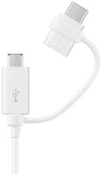 Samsung EP-DG930DWEGWW Combo USB-A - Type-C/micro USB kábel 480Mb/s 150cm - fehér