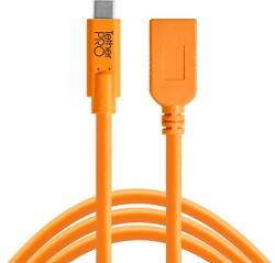 Tether Tools TetherPro USB C - USB aljzat 4.6m narancs (CUCA415)