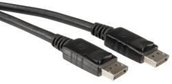 Roline Displayport Kábel M/M 10.0 m - Fekete