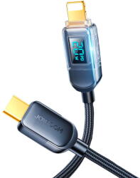 JOYROOM USB C - Lightning 20W cable with charging power display 1.2 m black