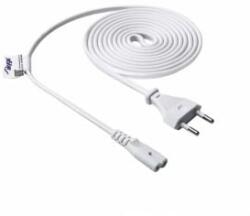 Akyga AK-RD-06A IEC C7 tápkábel 1.5m fehér