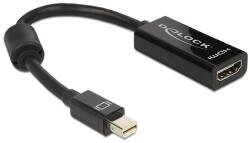 Delock Adapter mini Displayport / HDMI 0, 18 m HDMI A-Típus Standard Fekete