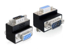 Delock DL65267 Sub-D 9 pin apa -> anya 270°-ban elforgatott adapter
