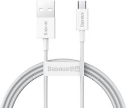 Baseus CABLU alimentare si date Baseus Superior, Fast Charging Data Cable pt. smartphone, USB la Micro-USB 2A, 1m, alb CAMYS-01 (include TV 0.06 lei) (CAMYS-02)