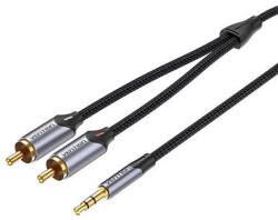 Vention Cablu RCA (Cinch) mufă la 3, 5 mm Vention 8 m (gri) (6922794751491)