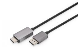ASSMANN DB-340305-018-S адаптер за видео кабел 1, 8 м DisplayPort HDMI Черен (DB-340305-018-S)