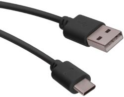  Adatkábel: Type-C (USB-C) / USB 2A fekete adatkábel, 20cm - graffistore