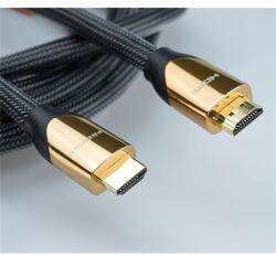 Roline 11.04. 5802 HDMI Kábel 2 M HDMI A-Típus (Standard) Fekete, Arany