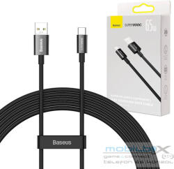 Baseus Superior Series USB-USB-C kábel, 65 W, PD, 2m, fekete - mobil-box