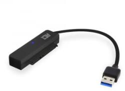 ACT AC1510 USB-A adapter kábel - 2.5' SATA/HDD/SSD tápegység fekete