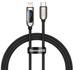 Baseus Display Fast Type-C / Lightning kábel, 20W, 1m, fekete (CATLSK-01)