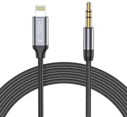 Tech-Protect Cablu Audio Lightning - 3.5mm Tech-Protect Ultraboost, 1m, Negru