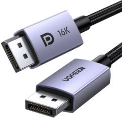 UGREEN DP118 Displayport - Displayport 2.1 Kábel - 2 m, Fekete
