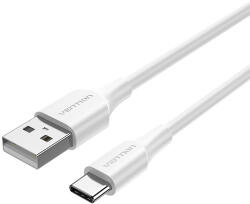 Vention USB-A 2.0/M - USB-C/M, 1m, (3A, fehér), kábel