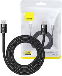Baseus High Definition DisplayPort/DisplayPort Kábel - 2 m, Fekete