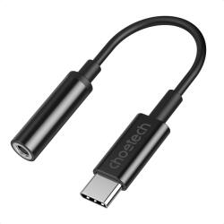 Choetech AUX003 Type-C - 3, 5 mm jack adapter - fekete