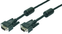 LogiLink VGA Kábel, 2x Ferrit HQ - 15 m