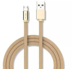  Cablu Micro Usb 1m Ruby Edition - Auriu (sku-8495) - vexio
