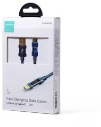 JOYROOM USB - Type-C Data Cable, 3A, 2m, Blue (S-UC027A20) (S-UC027A20-BLU)