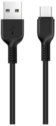 hoco. X20 USB kábel (A dugó / C dugó, 1 m, fekete) (X20_TYPE-C_1M_B)