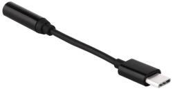 Huawei CM20 gyári Type-C - 3, 5mm jack átalakító kábel fekete