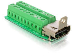 Delock DL65168 HDMI (anya) - 20 tűs sorkapocs adapter