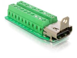 Delock HDMI Anya 20 Pin sorkapocs Adapter (DL65168)