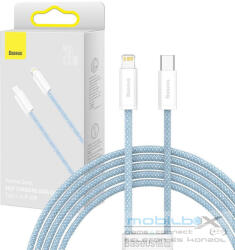 Baseus Dynamic Series USB-C-Lightning kábel, 20 W, 2 m, kék