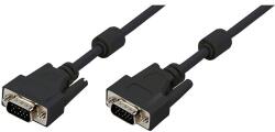 LogiLink VGA, M/M, 10 m, VGA Kábel - VGA D-Sub Fekete
